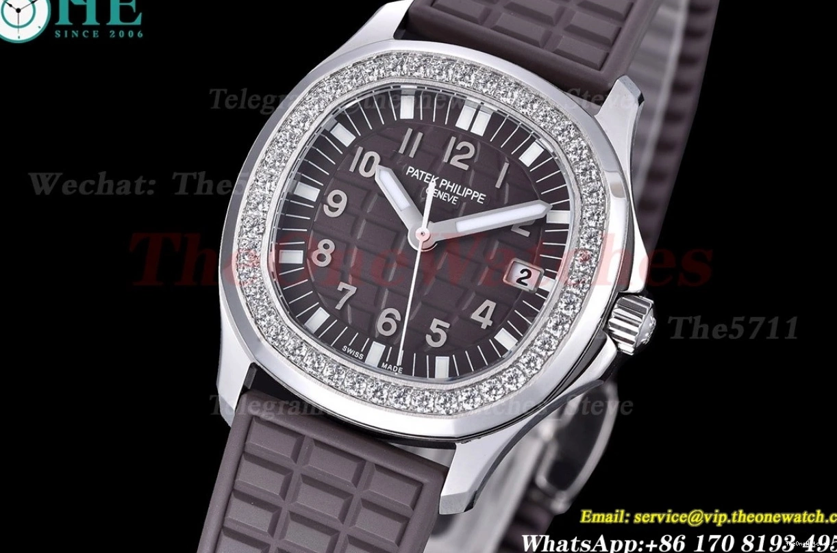 PPF Dial Aquanaut Lady Quartz 5067 RU Dia Brown SS 0225